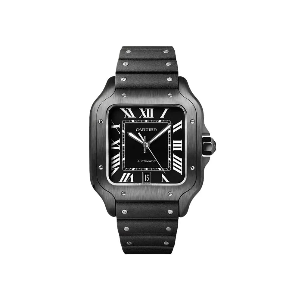Cartier santos with accesories