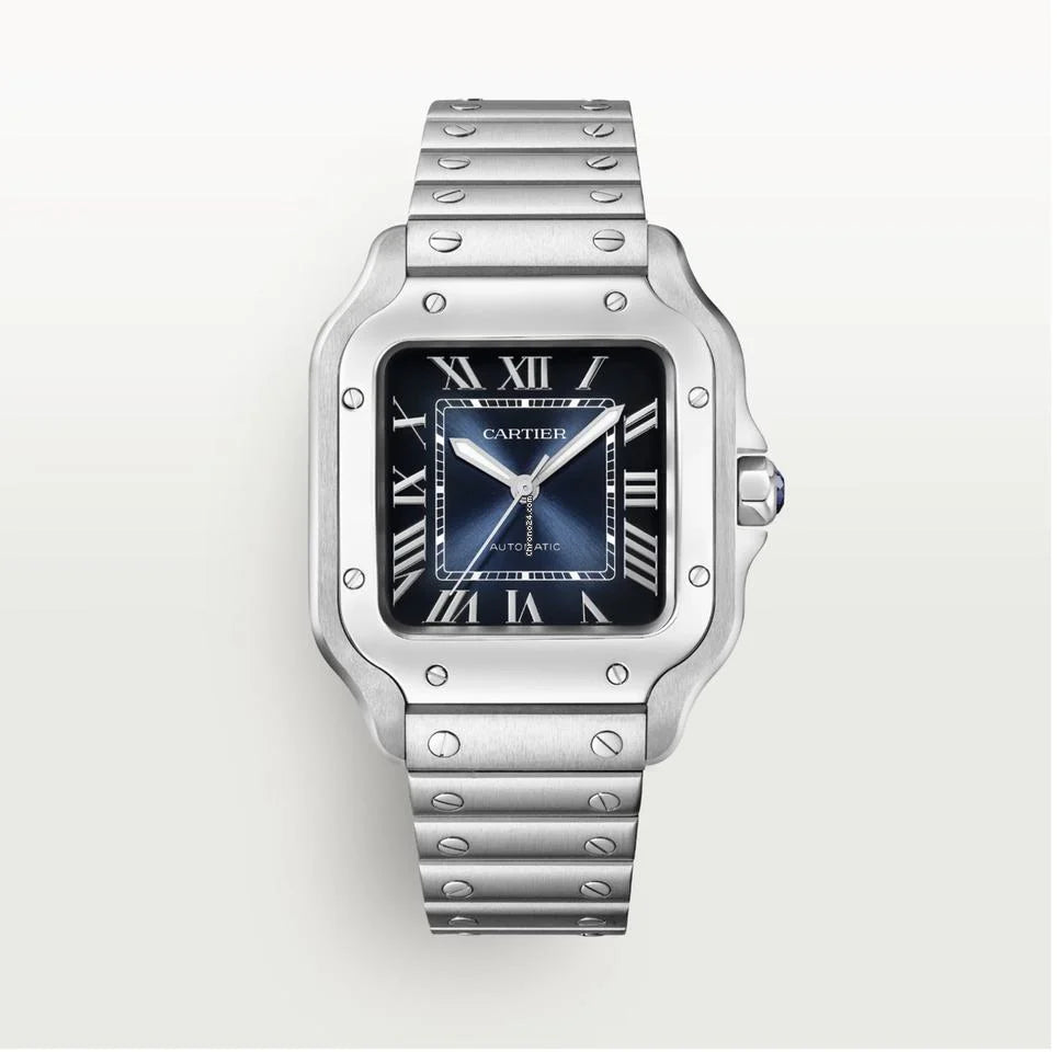 Cartier santos with accesories