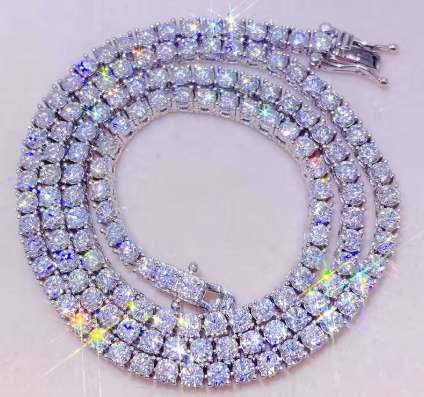 Moissanite tennis chain S925